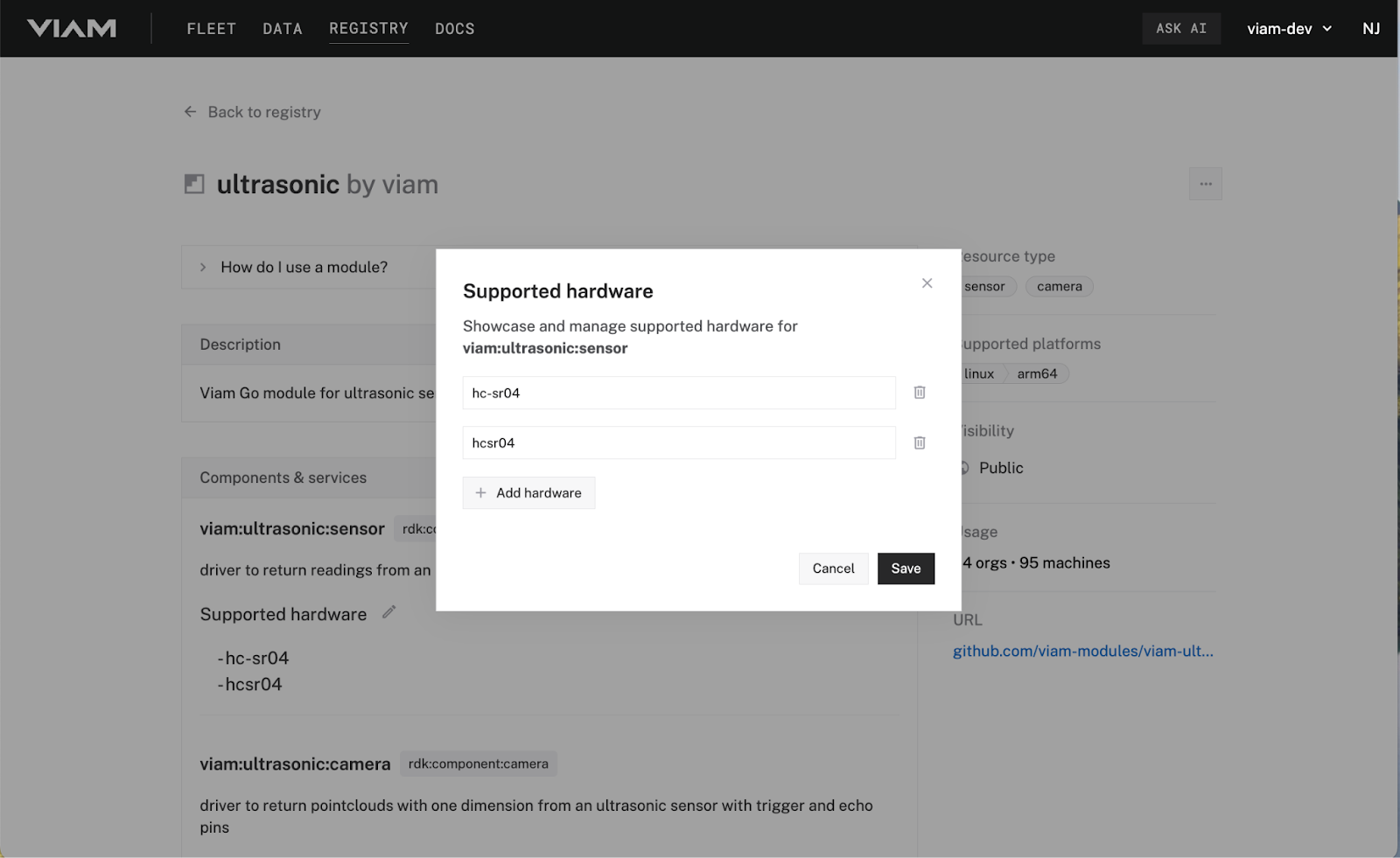 adding supported modules to your own hardware