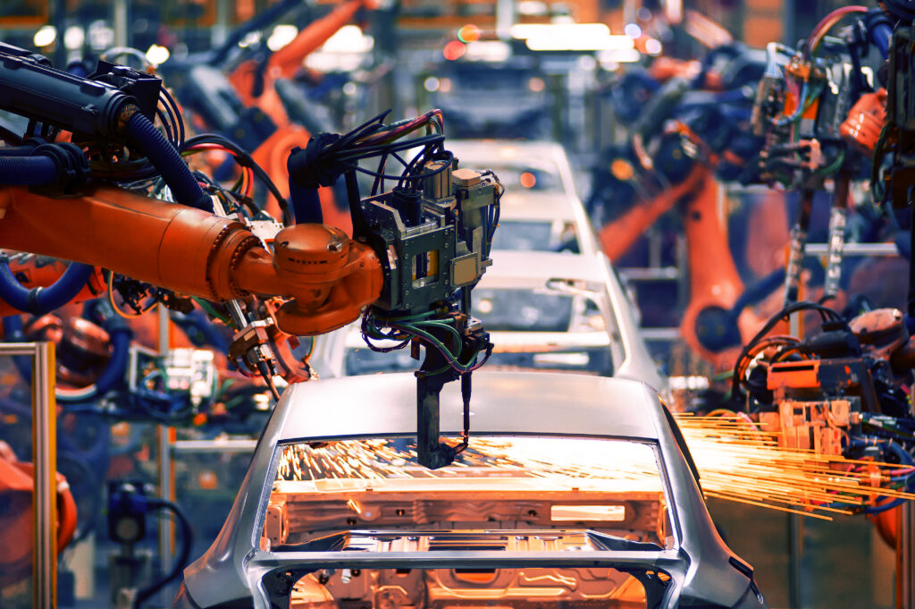 Car Factory - KUKA Robot Welding
