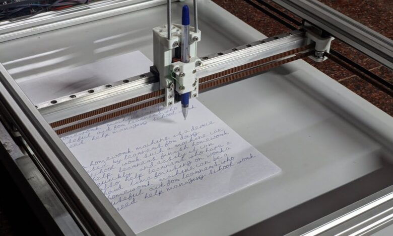 Homework Machine Saves Time, Possibly