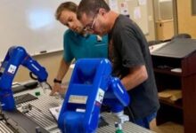 Student Robotics Training Builds Manufacturing Skills